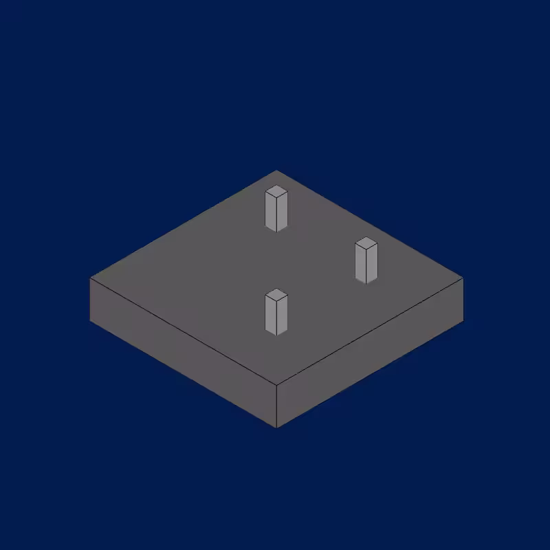 Delete Mat Pedestal Button