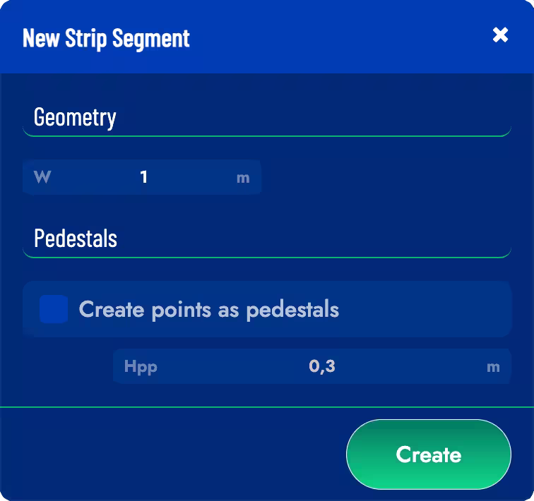 Add Strip Segment Button
