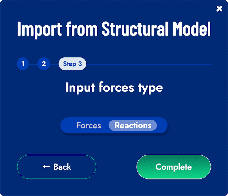 Input forces type